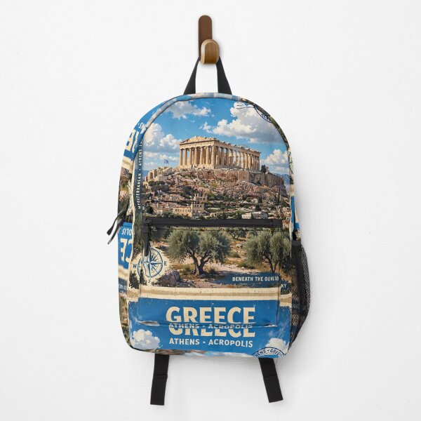 Item preview, Greece – Acropolis Athens Vintage Travel | Ancient Ruins & Mediterranean Beauty designed and sold by DibujandoPorfa.