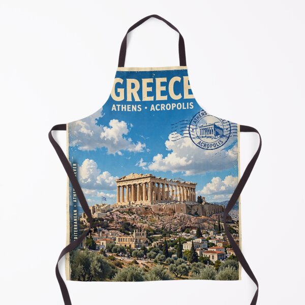 Item preview, Greece – Acropolis Athens Vintage Travel | Ancient Ruins & Mediterranean Beauty designed and sold by DibujandoPorfa.