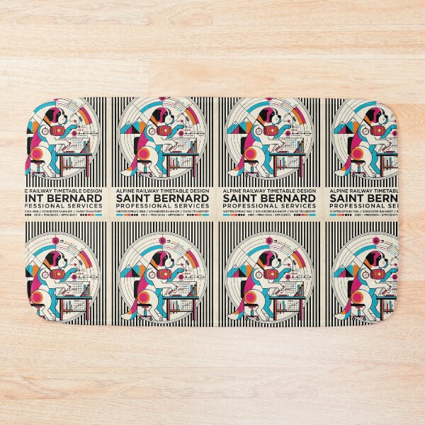 Item preview, Saint Bernard Railway Designer designed and sold by PictoVibe.