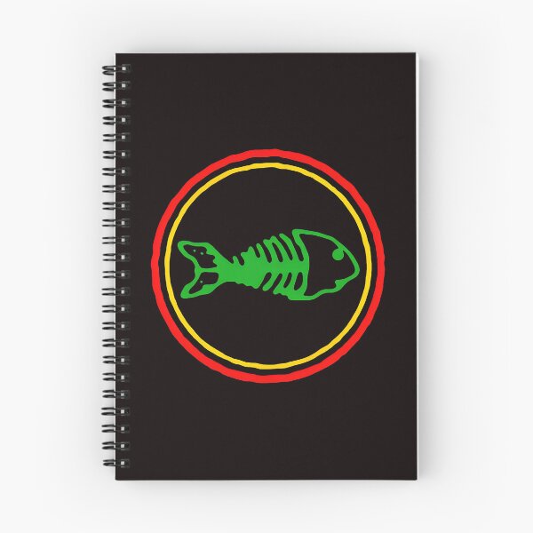 Item preview, Fish Skeleton Circle Emblem designed and sold by Pocket-Pixel.