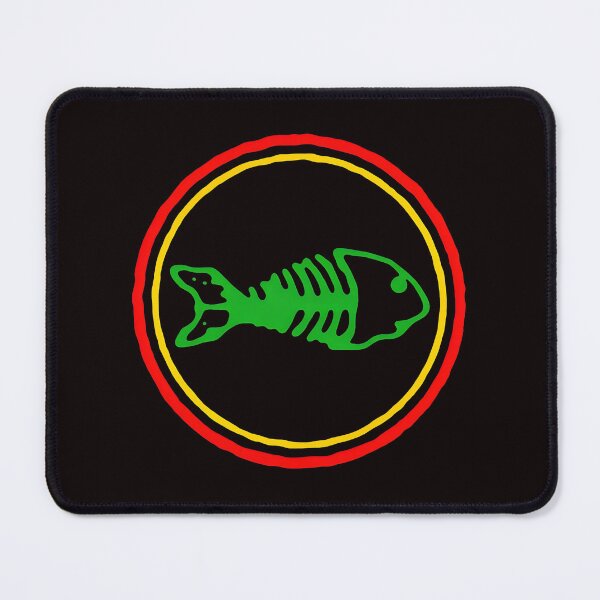 Item preview, Fish Skeleton Circle Emblem designed and sold by Pocket-Pixel.