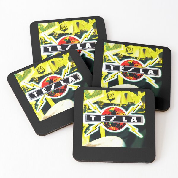 Item preview, Tesla American Hair Glam Metal Band designed and sold by EstevanGibson.