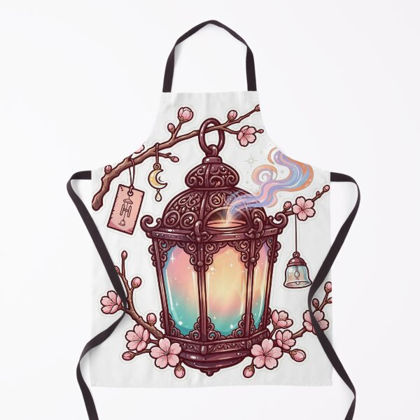 Item preview, Sakura Wind Chime Lantern designed and sold by LunaGlow Studio.