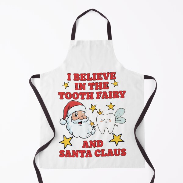 Item preview, I Believe in the Tooth Fairy and Santa Claus – Funny Christmas Dental Design designed and sold by BigfeetLittlepaws.