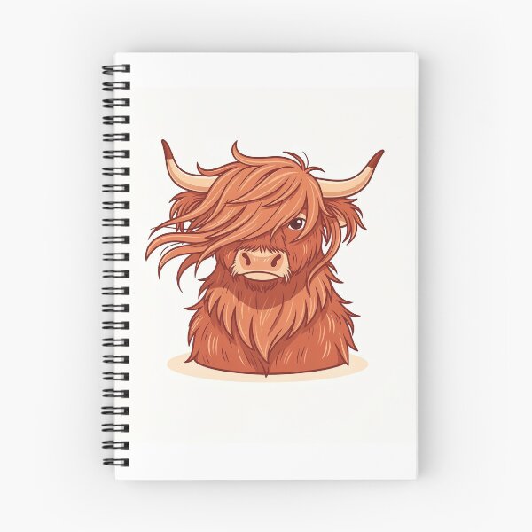 Item preview, Highland Cow Having a Very Good Hair Day designed and sold by PictorialWhimsy.