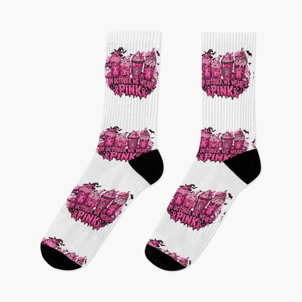 Item preview, in October We Wear Pink Coffee Spice Breast Cancer Awareness designed and sold by QuiteOrbit.