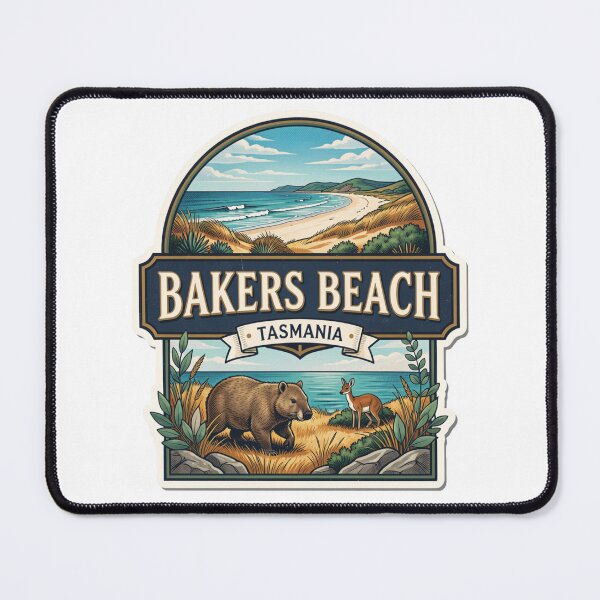 Item preview, Bakers Beach Sticker – Tasmania North Coast Design designed and sold by Random Designs.
