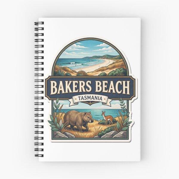 Item preview, Bakers Beach Sticker – Tasmania North Coast Design designed and sold by Random Designs.