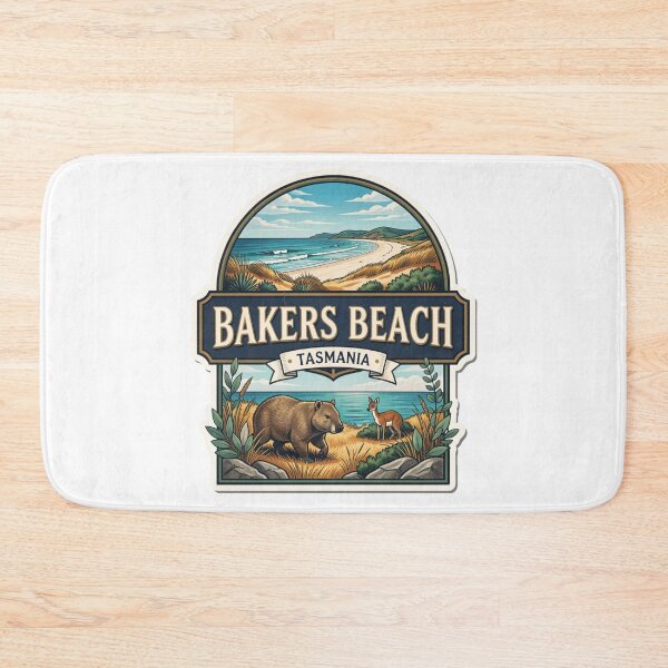 Item preview, Bakers Beach Sticker – Tasmania North Coast Design designed and sold by Random Designs.