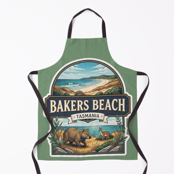 Item preview, Bakers Beach Sticker – Tasmania North Coast Design designed and sold by Random Designs.