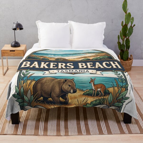 Item preview, Bakers Beach Sticker – Tasmania North Coast Design designed and sold by Random Designs.