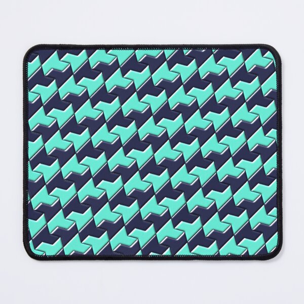 Item preview, Bubble houndstooth, blue and bluer designed and sold by mntimg.