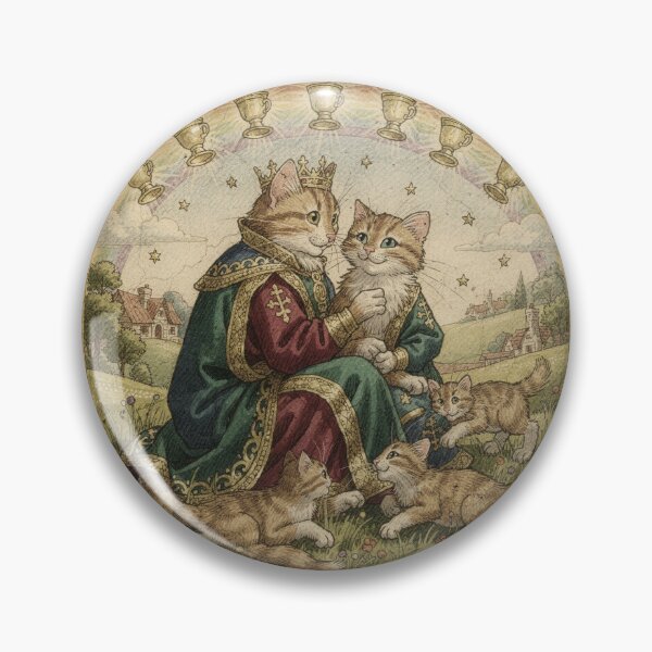 Item preview, Ten of Cups - Tarot Cat designed and sold by PictorialWhimsy.