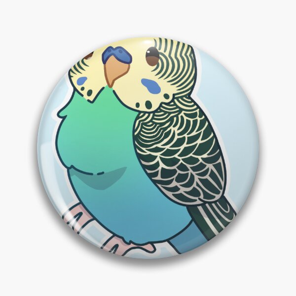 Item preview, Yellowface budgie male designed and sold by Blueberry-b1rd.