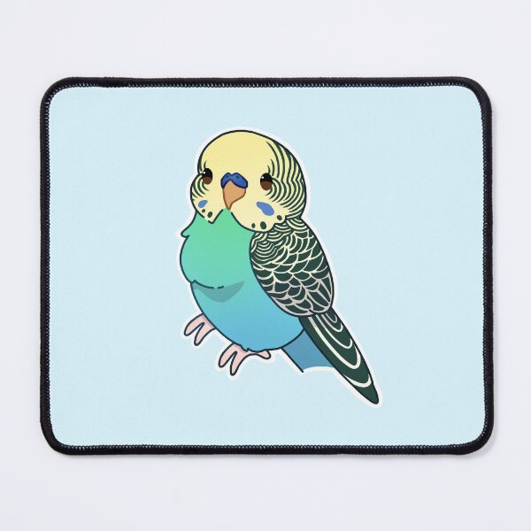 Item preview, Yellowface budgie male designed and sold by Blueberry-b1rd.