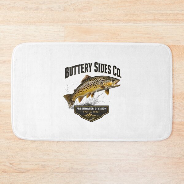 Item preview, Vintage Buttery Sides Co Brown Trout Graphic designed and sold by NobleCast .