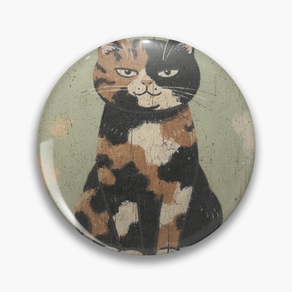 Item preview, Tortoiseshell Cat Plotting Quiet Revenge designed and sold by PictorialWhimsy.