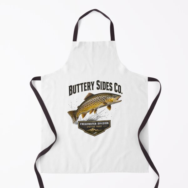 Item preview, Vintage Buttery Sides Co Brown Trout Graphic designed and sold by NobleCast .