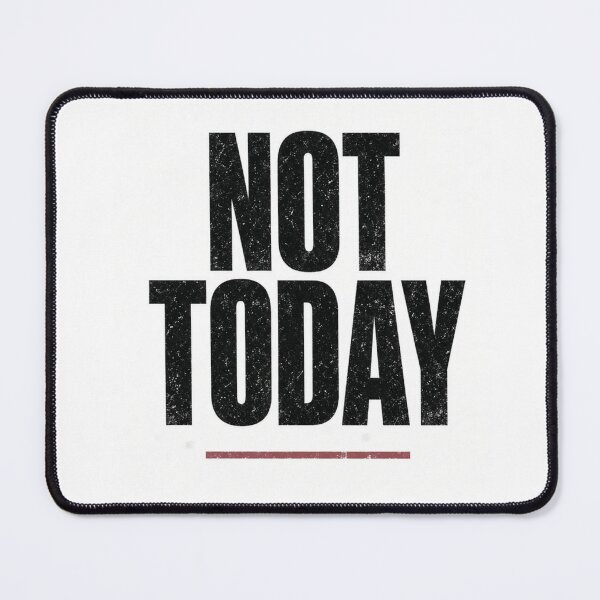 Item preview, Not Today Funny Sarcastic Minimalist T-Shirt designed and sold by FakePeopleSuck.