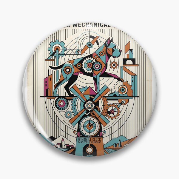 Item preview, Cane Corso Windmill Clockmaker designed and sold by PictoVibe.
