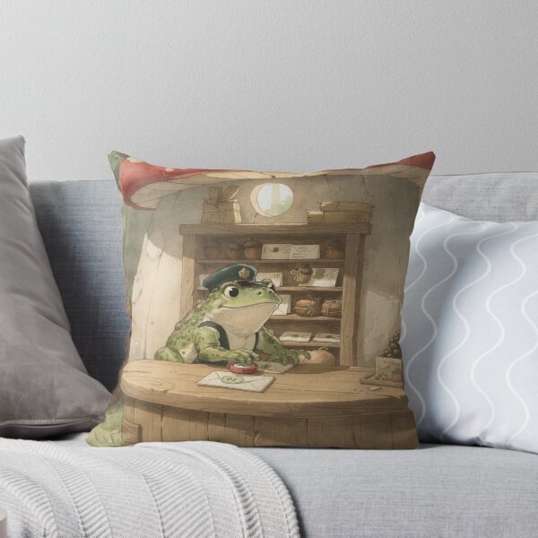 Item preview, Toad Running the Tiny Mushroom Post Office designed and sold by PictorialWhimsy.