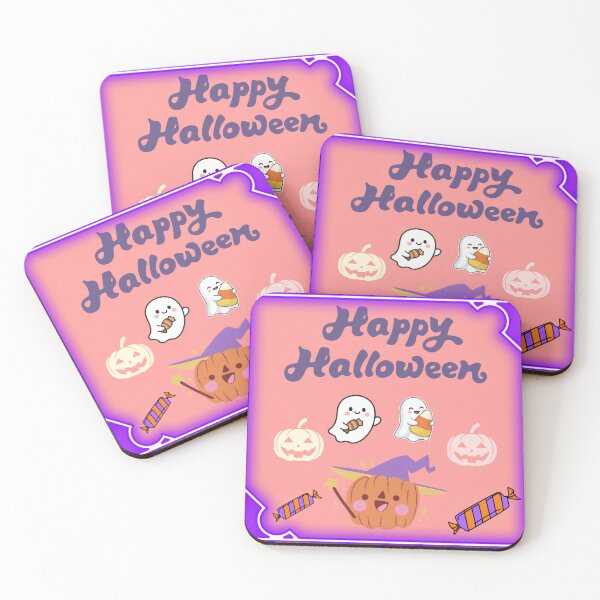 Item preview, Happy Halloween Kawaii Spooky Ghosts & Pumpkins Bedding designed and sold by Azurart2.