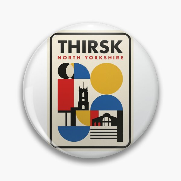 Item preview, Retro Thirsk Bauhaus Geometric Skyline designed and sold by k3rstman1.