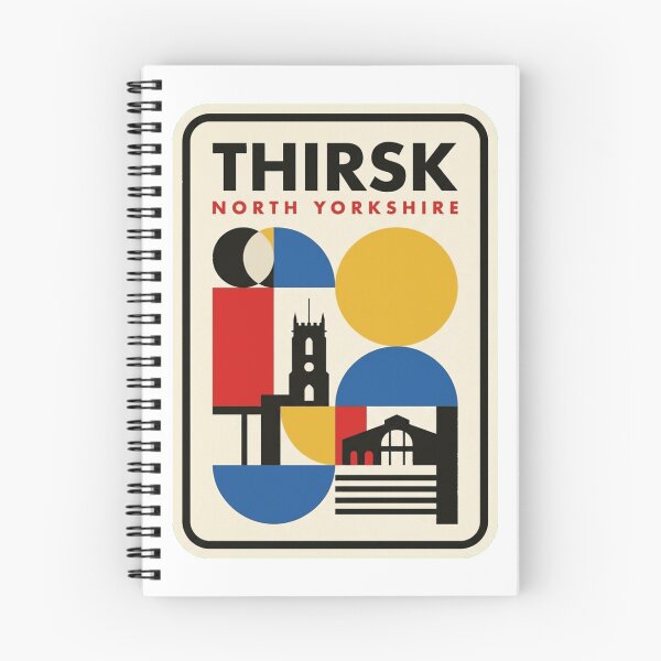 Item preview, Retro Thirsk Bauhaus Geometric Skyline designed and sold by k3rstman1.