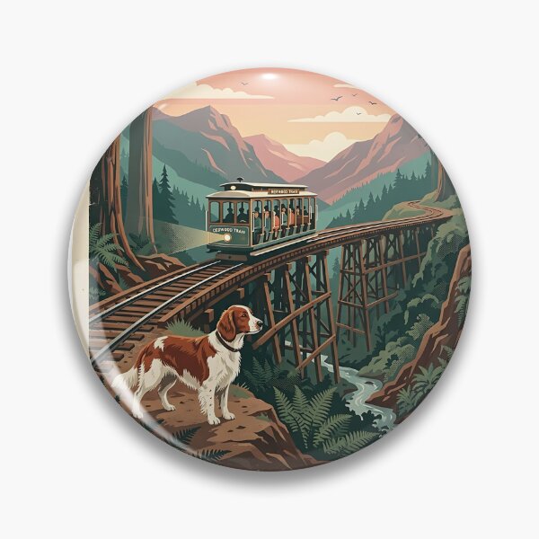 Item preview, Welsh Springer Redwood Tram Guide designed and sold by PictoVibe.