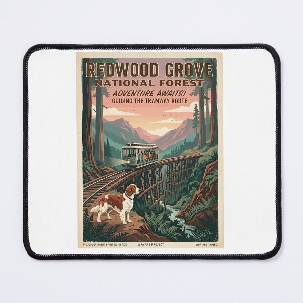 Item preview, Welsh Springer Redwood Tram Guide designed and sold by PictoVibe.