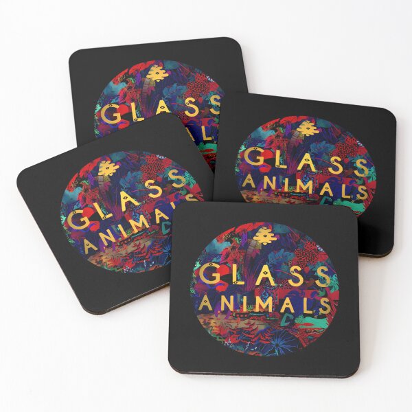 Item preview, Glass Animals Tropical Botanical Circle designed and sold by Adrianturners.