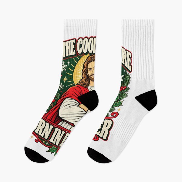 Item preview, Cool People Are Born In December Funny Jesus Christmas Design designed and sold by CarlaKaise.