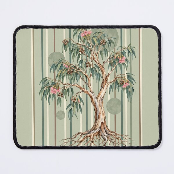 Item preview, Contained Eucalyptus Tree and Sage Stripes designed and sold by TheMethod.