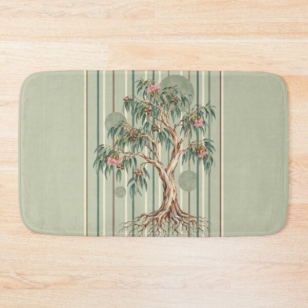 Item preview, Contained Eucalyptus Tree and Sage Stripes designed and sold by TheMethod.