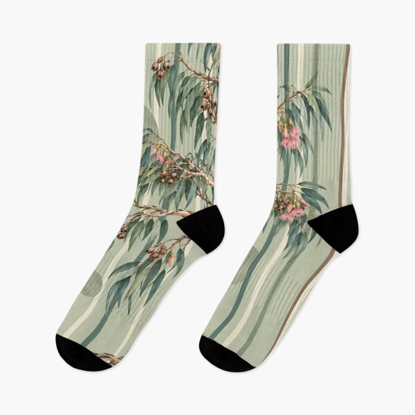 Item preview, Contained Eucalyptus Tree and Sage Stripes designed and sold by TheMethod.