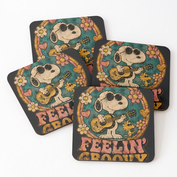 Item preview, Peanuts Gang Band Feelin Groovy designed and sold by Igotdesigned.