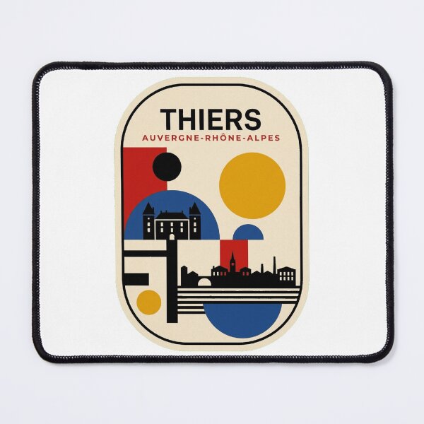 Item preview, Retro Thiers Bauhaus Geometric Skyline designed and sold by k3rstman1.