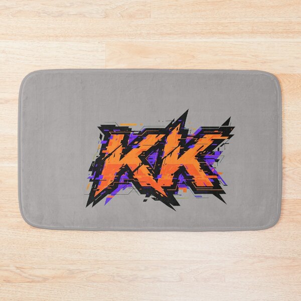 Item preview, Bold KK Initials Monogram Logo Design-5 designed and sold by DixieVonRueden.