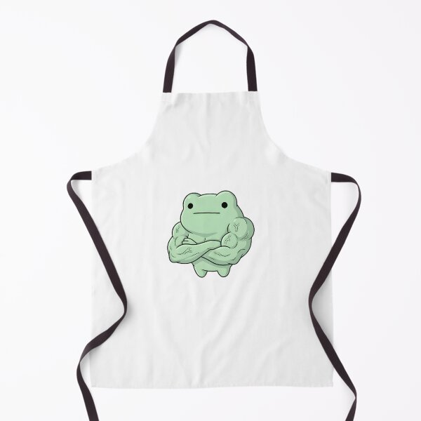 Item preview, Cute Kawaii Muscular Frog designed and sold by pixellm.