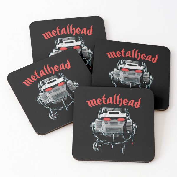 Item preview, Vintage Metalhead Heavy Rock Robot Red Eyes Art designed and sold by JoyAustinf.