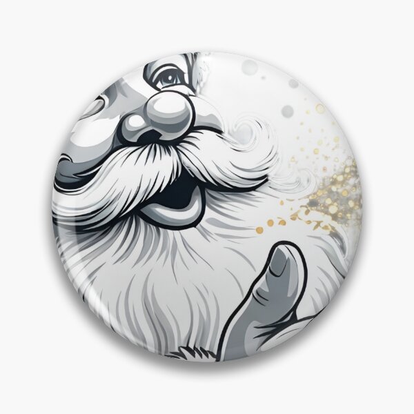 Item preview, Santa Claus Blowing Magic Christmas Dust Vintage Illustration designed and sold by HUTEND.