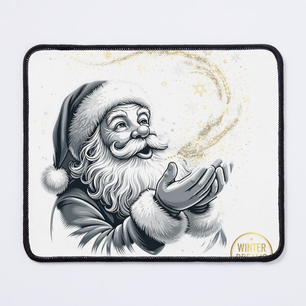 Item preview, Santa Claus Blowing Magic Christmas Dust Vintage Illustration designed and sold by HUTEND.