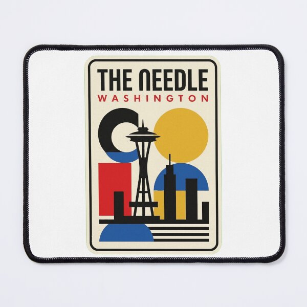 Item preview, Retro The Needle Bauhaus Geometric Skyline designed and sold by k3rstman1.