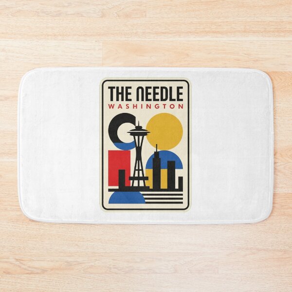 Item preview, Retro The Needle Bauhaus Geometric Skyline designed and sold by k3rstman1.