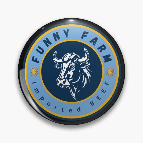 Item preview, FUNNY FARM Imported BEEF designed and sold by fetch-it-studio.