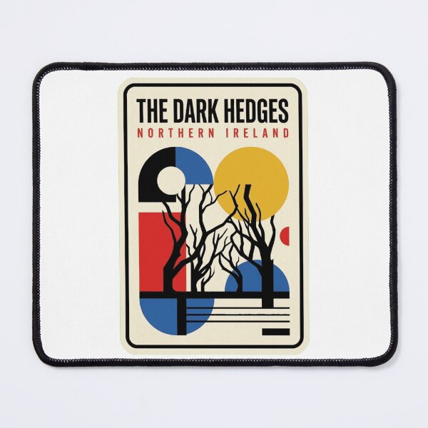 Item preview, Retro The Dark Hedges Bauhaus Geometric Skyline designed and sold by k3rstman1.