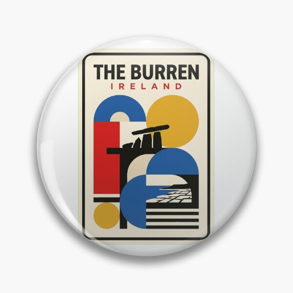 Item preview, Retro The Burren Bauhaus Geometric Skyline designed and sold by k3rstman1.