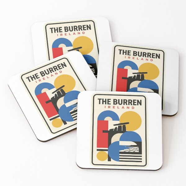 Item preview, Retro The Burren Bauhaus Geometric Skyline designed and sold by k3rstman1.