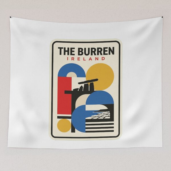 Item preview, Retro The Burren Bauhaus Geometric Skyline designed and sold by k3rstman1.