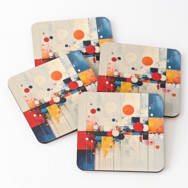Item preview, Architectural Mid Century Geometric Abstract designed and sold by Vicky Brago-Mitchell®.